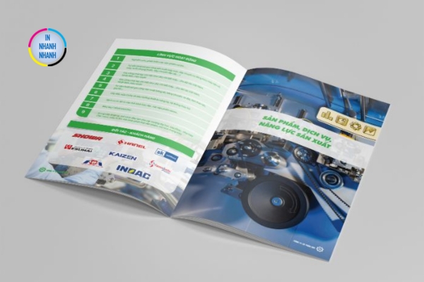 Mẫu catalogue cơ khí chuyên nghiệp