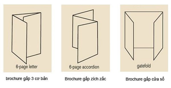 Kích thước Brochure phổ biến