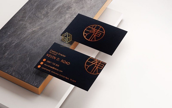 Mẫu name card sang trọng, độc đáo, màu sắc bắt mắt