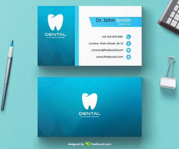 Tham khảo ngay 3 mẫu card visit nha khoa đẹp nhất hiện nay&nbsp;