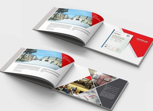 Cuốn Catalogue có thiết kế độc đáo giúp doanh nghiệp tạo ra sự khác biệt cho thương hiệu và nổi bật hơn so với các đối thủ