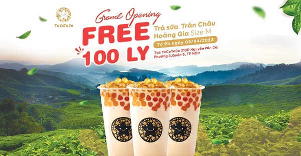  Mẫu poster quảng cáo trà sữa Toco Toco