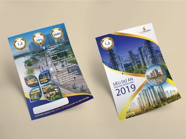 Mẫu tờ rơi giới thiệu bất động sản