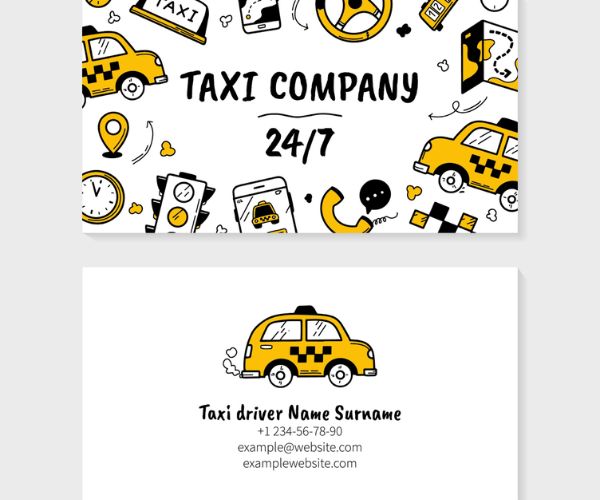 Một số mẹo bổ sung để card visit taxi gia đình thu hút