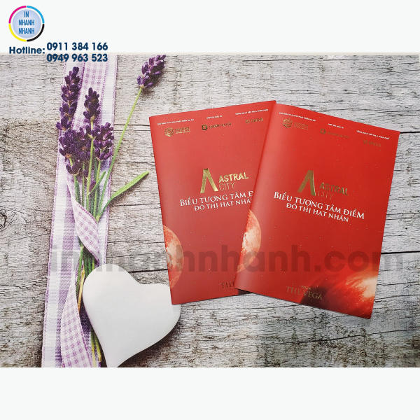 Kích thước Catalogue khổ A5 tiện cho khách hàng mang đi 