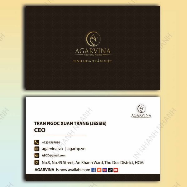 Để có card visit hai mặt chất lượng, hãy chú ý đến chất liệu, màu sắc và công nghệ in