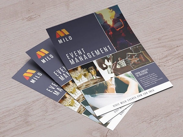 Mẫu ấn phẩm tờ rơi quảng cáo