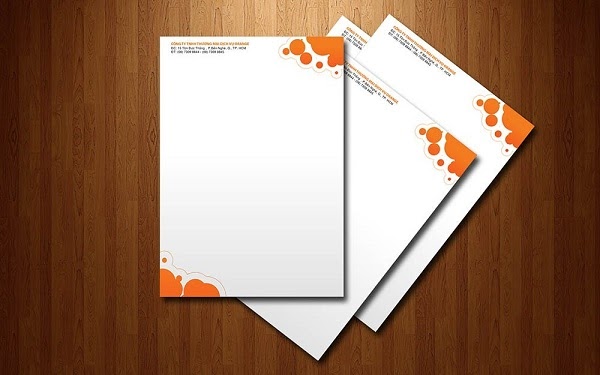 Giấy tiêu đề đẹp, chất lượng