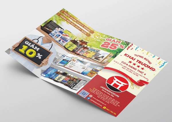 Mẫu tờ rơi khai trương A3