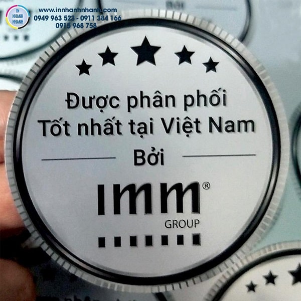 Mẫu sticker dùng cho công ty
