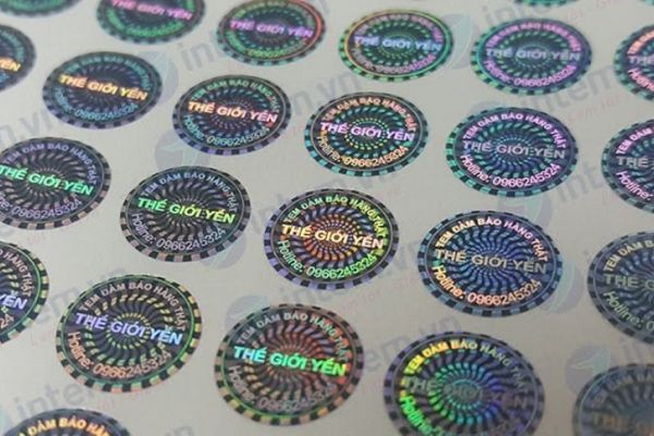 Tem chống hàng giả Hologram (7 màu)