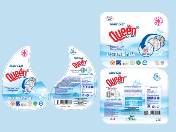 Tem nhãn nước giặt giúp thương hiệu dễ dàng tiếp cận với người tiêu dùng