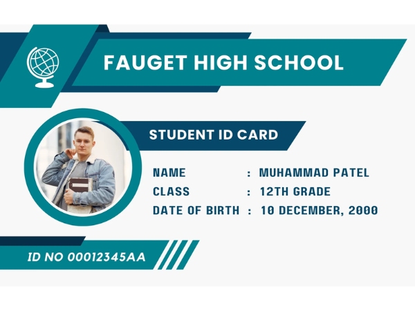Thẻ sinh viên với thiết kế hiện đại, bắt mắt