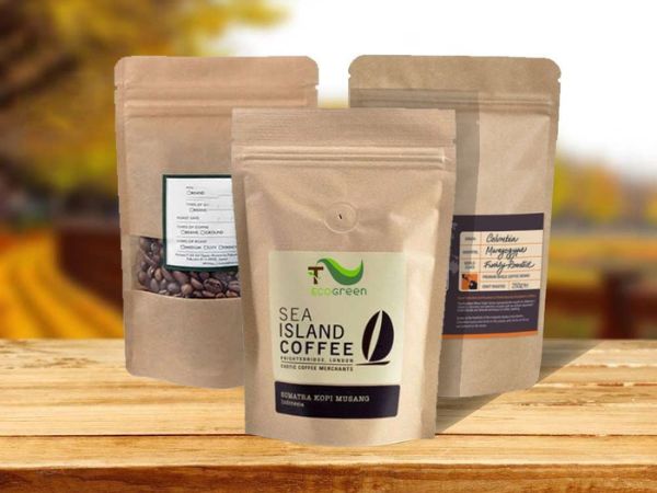 Địa chỉ in túi zip giấy kraft giá rẻ, thiết kế theo yêu cầu