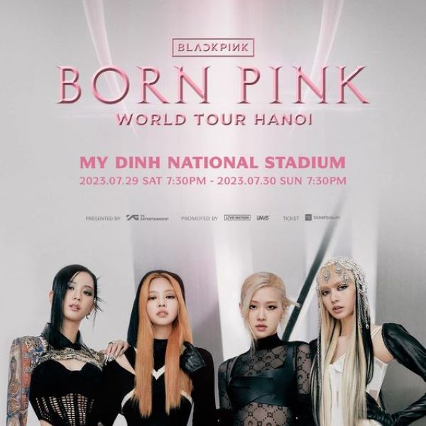 Poster chủ thể của Blackpink tại Hà Nội