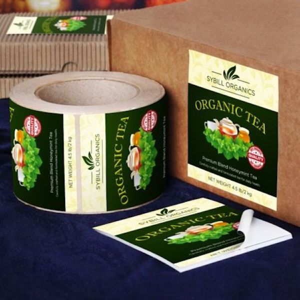 Mẫu tem nhãn thực phẩm đơn giản