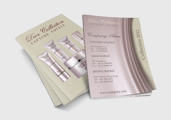 Mẫu catalogue mỹ phẩm sang trọng