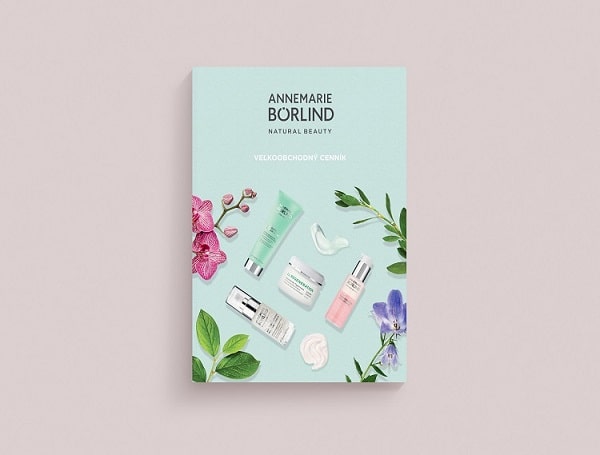 Mẫu catalogue có tông màu tươi sáng