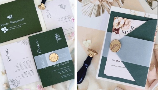 Giấy cán màng đáp ứng được nhiều phong cách in thiệp cưới khác nhau