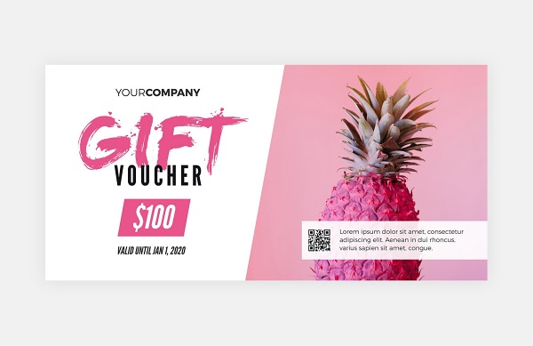 Voucher ấn tượng dành tặng khách hàng