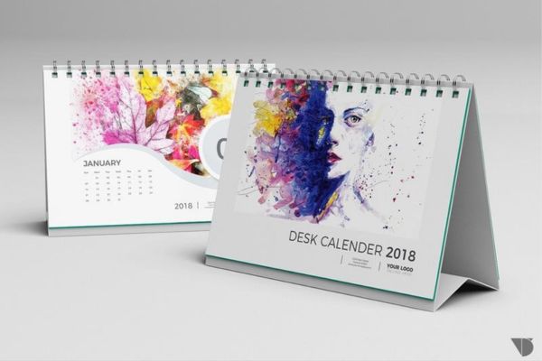 Phân loại thiết kế: Lịch để bàn