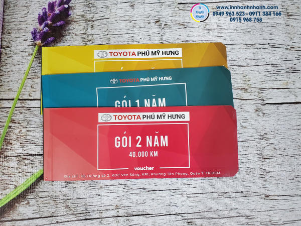 Voucher của TOYOTA 