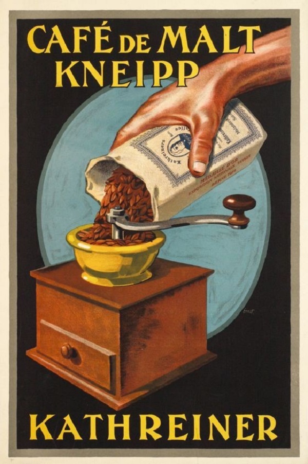 Mẫu Poster quảng cáo cafe theo phong cách Vintage cổ điển