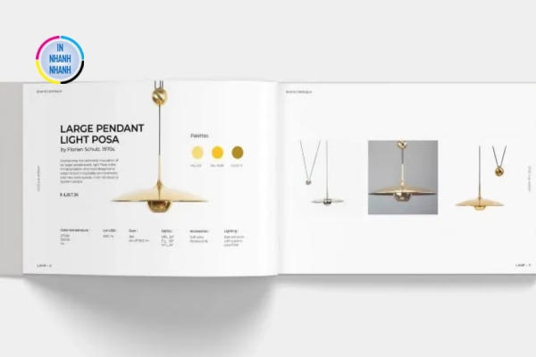 Mẫu catalog giới thiệu đèn nội thất