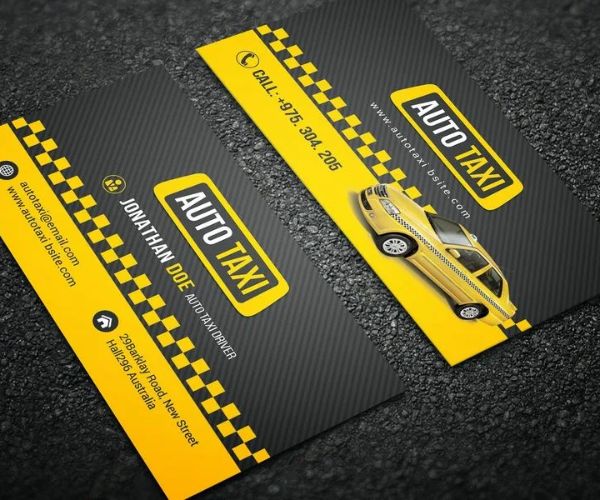 Top 10+ mẫu card visit taxi chuyên nghiệp thu hút khách hàng