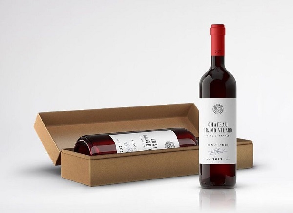 Mẫu hộp giấy đựng rượu vang