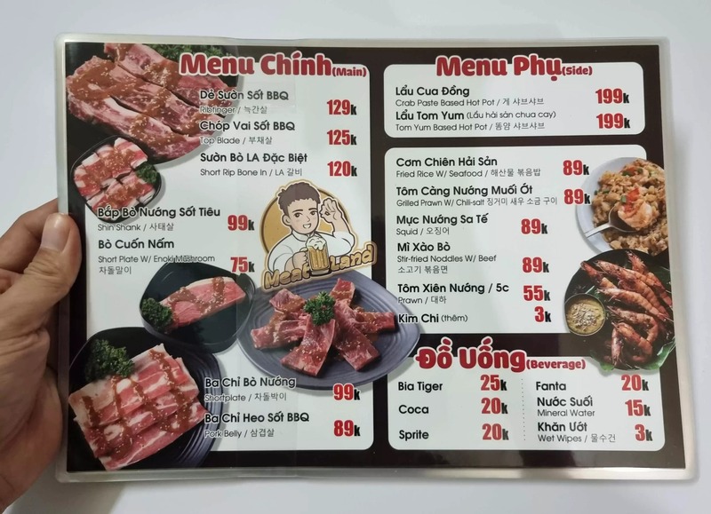 Mẫu menu ép Plastic số 3