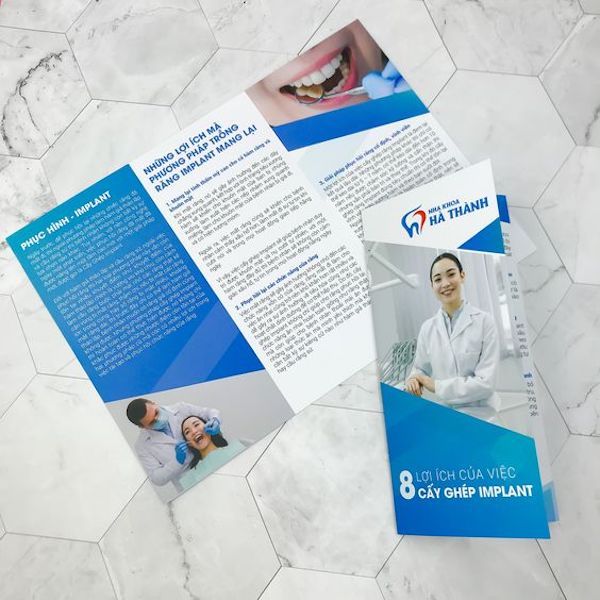 Tiêu chuẩn in tờ rơi nha khoa 