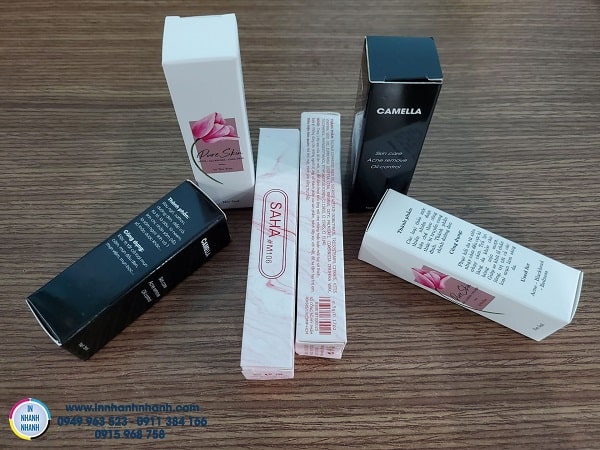 Mẫu hộp giấy mỹ phẩm với thiết kế nhỏ gọn