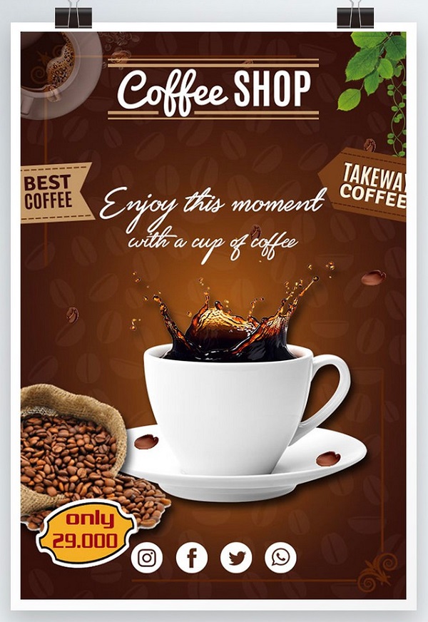 Màu sắc phù hợp giúp làm nổi bật thức uống và thông điệp