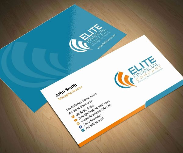 Mẫu Name card điện tử đơn giản