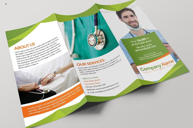 Tờ rơi giới thiệu công ty gấp 3