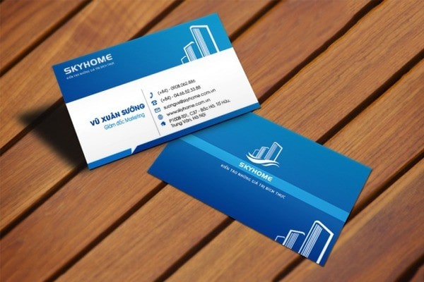 Card visit giám đốc công ty bất động sản
