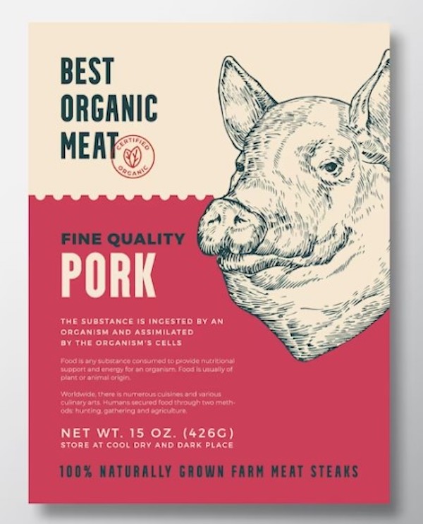 Kích thước tem nhãn đông lạnh