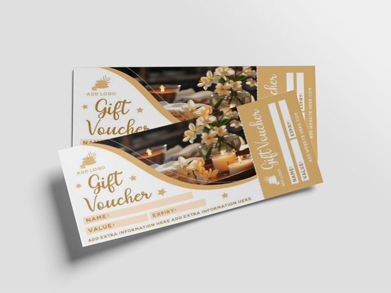 Mẫu voucher spa số 4