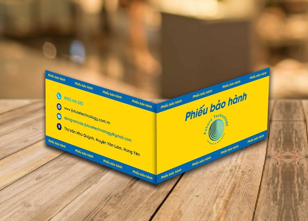 Kích thước phiếu bảo hành được nhiều khách hàng lựa chọn