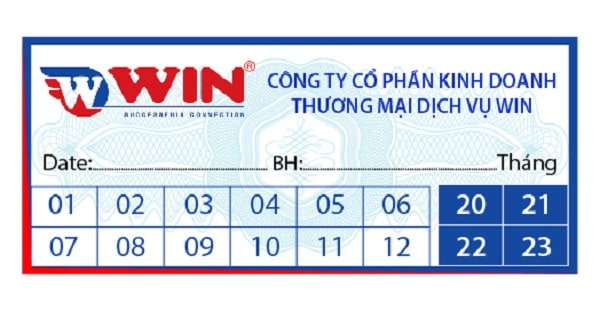 Mẫu tem vỡ niêm phong hàng hóa