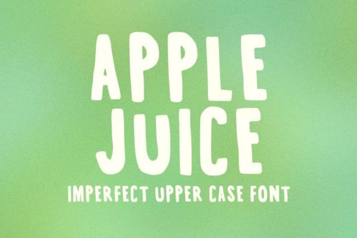 Font chữ Apple Juice Font vui tươi