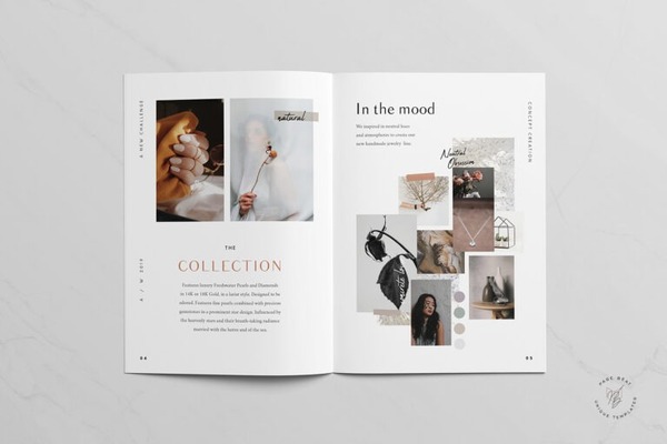 Mẫu Catalogue thời trang được trình bày bố cục đẹp và có logic