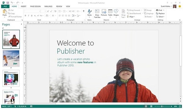 Microsoft Publisher là ứng dụng thiết kế Catalogue và đồ họa tích