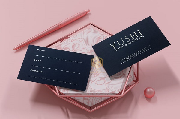 Mẫu thẻ bảo hành dịch vụ spa làm đẹp