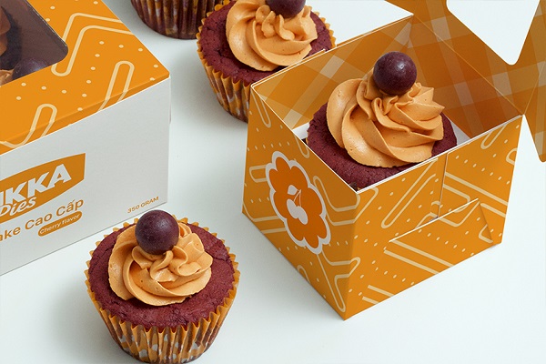 Hộp giấy đựng bánh cupcake