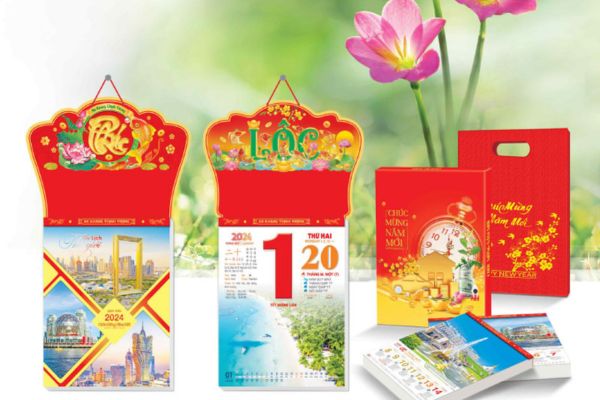 Bộ lịch treo tường mới nhất năm 2024