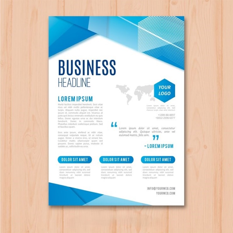 Lời giới thiệu công ty đóng vai trò then chốt trong tờ rơi&nbsp;