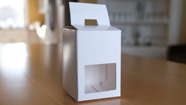 Mẫu hộp giấy với thiết kế đơn giản