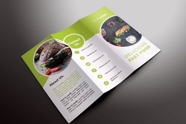 Tờ rơi sản phẩm đơn giản